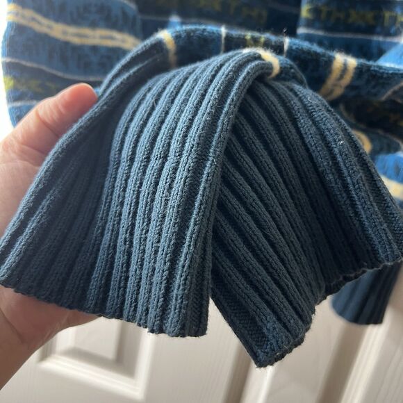 Vintage Tommy Hilfiger Knit Sweater Women’s Size L Blue Wool Angora Blend - Picture 6 of 13